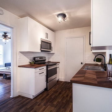 North Portland St. Johns Modern Industrial Chic Remodel