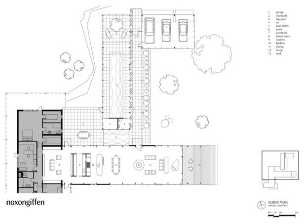 Contemporary Floor Plan by Noxon Giffen