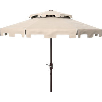 Zimmerman Dbletop Umbrella - Beige, White