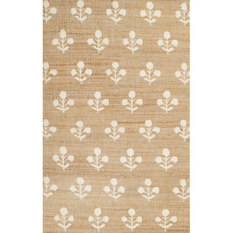 Erin Gates by Momeni Orchard Bloom Natural Hand Woven Wool Rug 9' X 12'