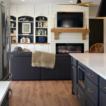 Modern Kitchen with Massive Island