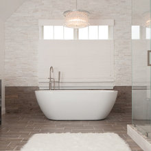 Bathroom floor tiles
