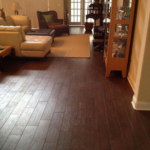 wood porceline floors