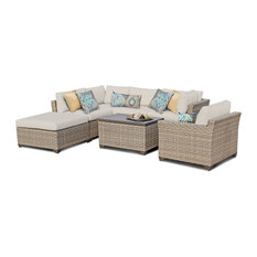 50 Most Por Patio Furniture Outdoor For 2019 Houzz Monterey 7 Piece Outdoor Wicker Patio Furniture Set 07d