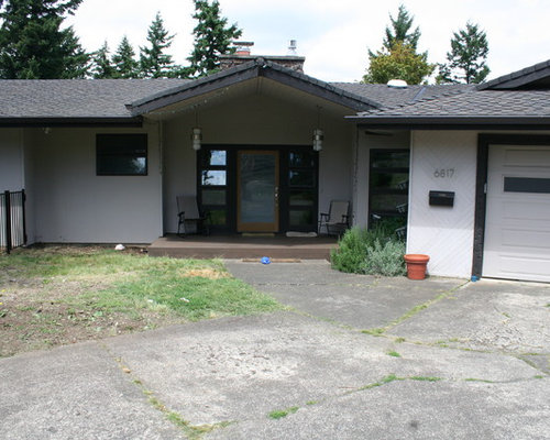 Contemporary front yard makeover