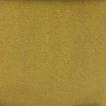 Highbury Plush Microvelvet Upholstery Fabric, Gold