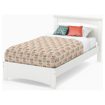 South Shore Libra Twin Bed Set, 39'', Pure White