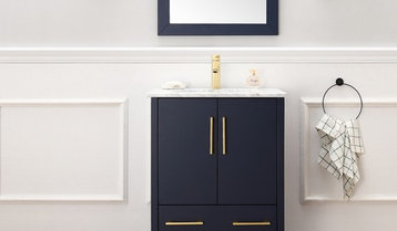 Blue and Gray Vanities With Free Shipping