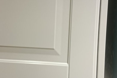 Example of a mid-sized minimalist home design design in Vancouver