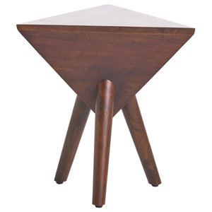 Tms Furniture Tiffany Drop Leaf Table Transitional Side Tables Gdf Studio Laro Walnut Finished Mango Wood End Table