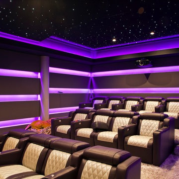 Transitional Home Theater