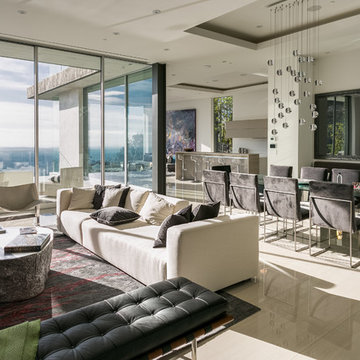 Modern House with breathtaking view. Hollywood Hills.
