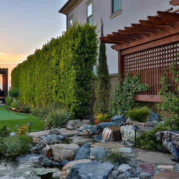 Tranquility Pond with Garden Wall