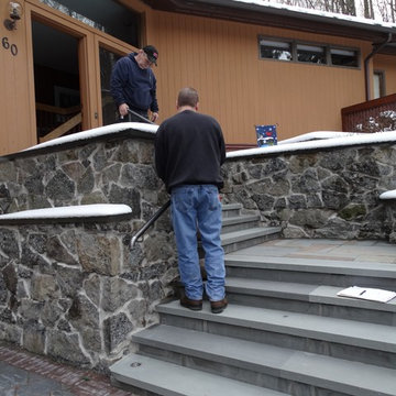Heated driveway and steps