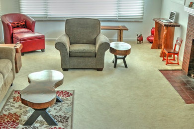 Mountain style living room photo in San Francisco