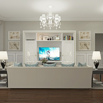 Typical design for appartments in Central Park Residence, Kazakhstan