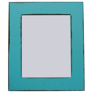 Hanalei Bay Blue Rustic Distressed Picture Frame, 4"x4"