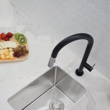 14 inches Undermount Single Bowl 18 Gauge Stainless Steel Bar Sink S-310G