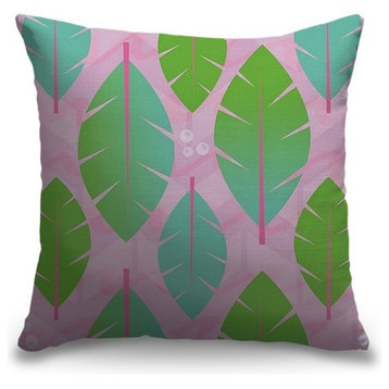 "Vibrant Palms" Pillow 16"x16"
