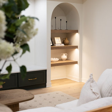 Luxury Basement Remodel with Custom Bar, Wine Display & Wellness Retreat