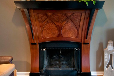 Art Nouveau Fireplace Surround and Mantle