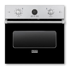 Viking 30" Single Electric Wall Oven, Black | VESO5302BK - Ovens
