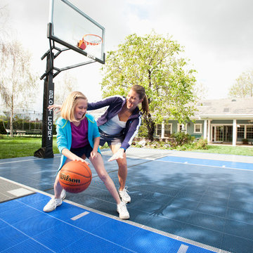 Backyard Basketball Court
