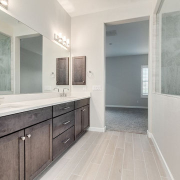 Maple Wood Vanity, Bathroom Remodel in Monrovia, CA