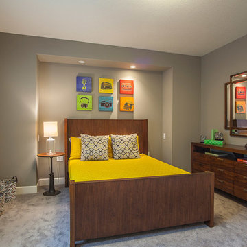 Guest Bedroom - The Finleigh - Transitional Craftsman on Corner Lot