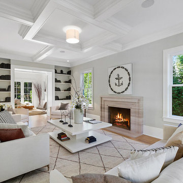 Beach Style Living Room