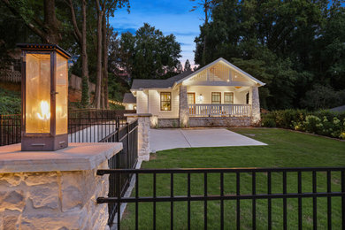 Example of an arts and crafts exterior home design in Atlanta