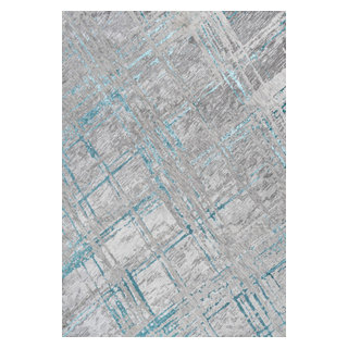 Slant Modern Abstract Area Rug, 8 X 10 - Contemporary - Area Rugs - by ...