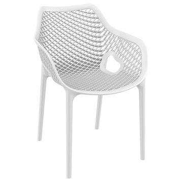 Compamia Air Dining Armchair, Set of 2, White