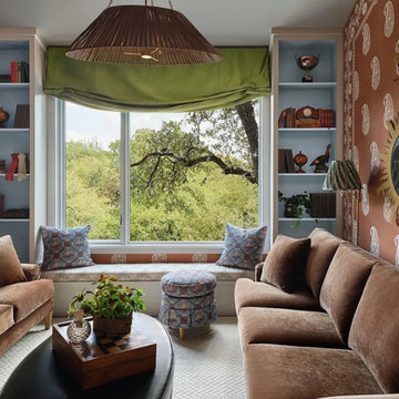 Eclectic Lounge with Vintage Charm