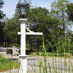 Hammond Lantern Post with Mortised Sign Bracket - Outdoor Products