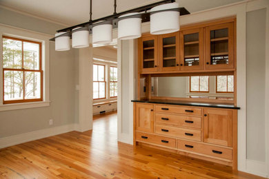 Inspiration for a cottage dining room remodel in Minneapolis