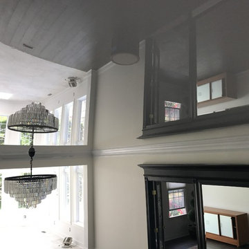 White Stretch Ceiling for Private House dining room in Hockessin, DE