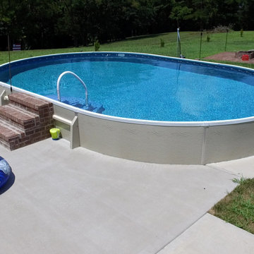 Semi-Inground Metric Series Radiant Pool