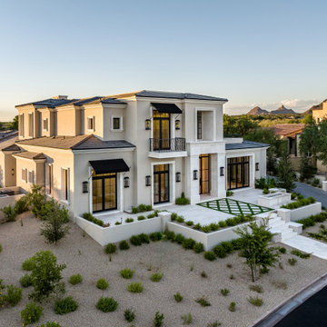 Modern Desert Home Front Elevation