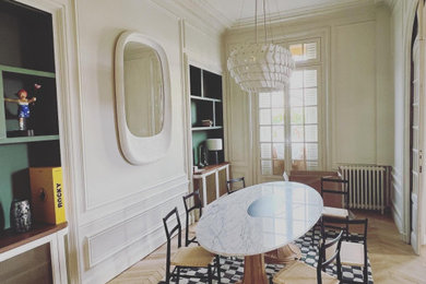 Inspiration pour une salle à manger.