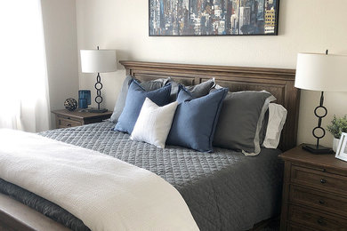 Example of a classic bedroom design in Other