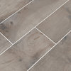 MSI NCOU8X48 Country River - 8" x 48" Rectangle Floor Tile - - Bark