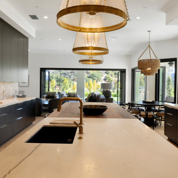 Bi-Fold Doors for Open, Airy Luxury Kitchens with Stunning Views