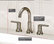 Delta Trinsic Two Handle Widespread Bathroom Faucet, Stainless, 3559-SSMPU-DST
