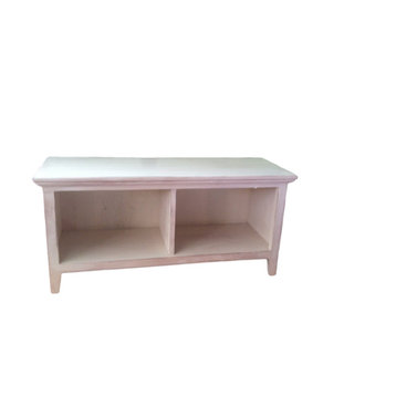 Cubby Hallway Storage Bench 2-Compartment