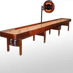 20' Cognac Finish Prestige Shuffleboard Table - Products