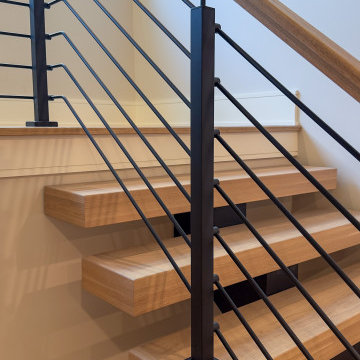 Project #147 | Modern Staircase with Seattle Style Stringer