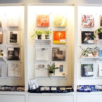 Record Album Storage & Organization with Wall Control Pegboard