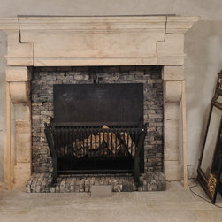 Firebox Stone inserts Herringbone & More (Mediterranean Style) - Indoor Fireplaces