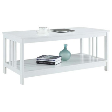 Pemberly Row Coffee Table in White